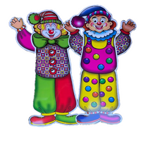GL-2906 LARGE CLOWN FOR WALL DECOR