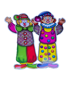 GL-2906 LARGE CLOWN FOR WALL DECOR